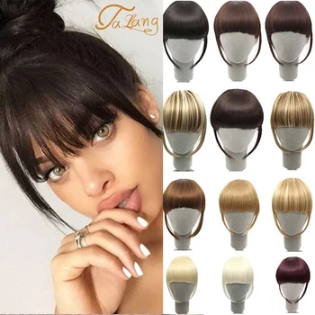 TALANG Natural TALANG Fake Bangs False Fringe Clip on Fringe Bangs Black Brown Blonde For adult Women Hair Accessories
TALANG Natural TALANG Fake Bangs False Fringe Clip on Fringe Bangs Black Brown Blonde For adult Women Hair Accessories