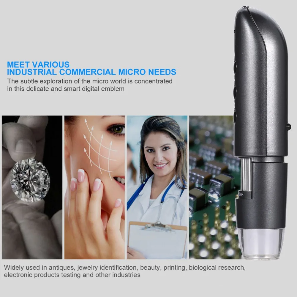 WIFI Electronic Microscope Portable Wireless Digital Magnifying Glass With Micro-USB Port For IOS Android 200X 500X
WIFI Electronic Microscope Portable Wireless Digital Magnifying Glass With Micro-USB Port For IOS Android 200X 500X