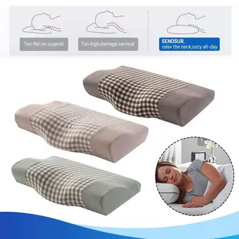 50*30cm Contour Memory Foam Pillow Neck Pain Relieve Ergonomic Sleeping Pillow For For Side Sleepers Back Stomach Sleepers
50*30cm Contour Memory Foam Pillow Neck Pain Relieve Ergonomic Sleeping Pillow For For Side Sleepers Back Stomach Sleepers