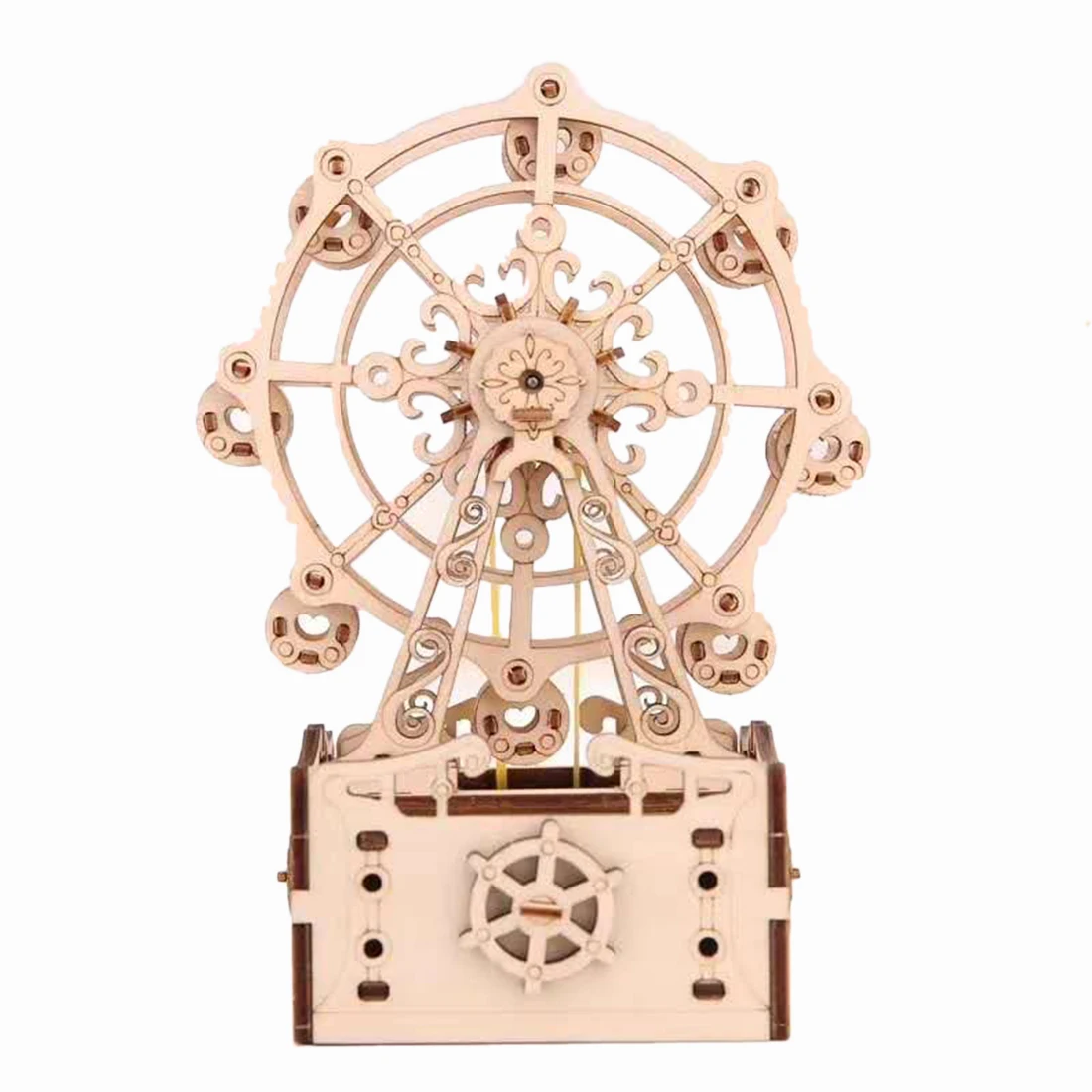 3D Wooden Ferris Wheel Music Box DIY Puzzle Model Building Kit Birthday Gift For Friends For Over 6+
3D Wooden Ferris Wheel Music Box DIY Puzzle Model Building Kit Birthday Gift For Friends For Over 6+
