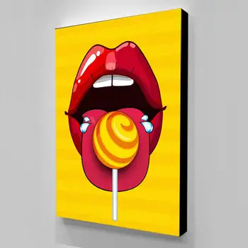Wall Art Lollipop Hd Print Sexy Red Lips Modular Picture Pop Culture Posters Canvas Nordic Style Painting Home Decor For Bedroom
Wall Art Lollipop Hd Print Sexy Red Lips Modular Picture Pop Culture Posters Canvas Nordic Style Painting Home Decor For Bedroom