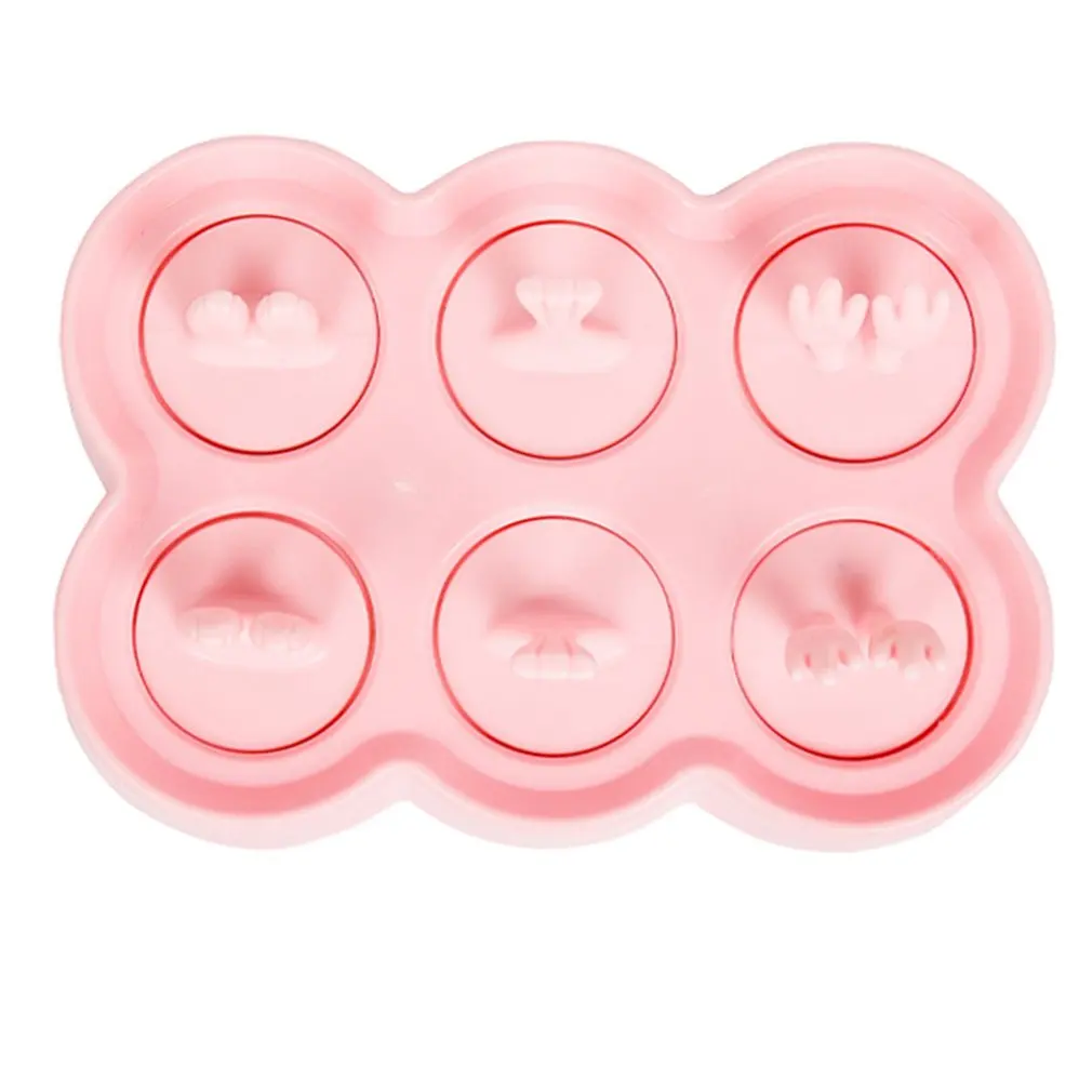 Practical durable Creative Cartoon Silicone DIY Popsicle Ice Cream Mold Six Grid Popsicle Box Ice Grid
Practical durable Creative Cartoon Silicone DIY Popsicle Ice Cream Mold Six Grid Popsicle Box Ice Grid