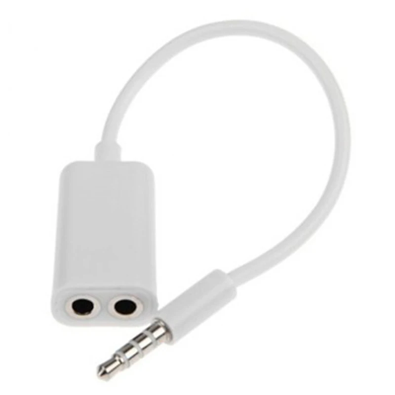 3.5mm AUX Audio Splitter Cable Earphone Headphone Adapter 1 Male To 2 Female Practical Splitter Cable
3.5mm AUX Audio Splitter Cable Earphone Headphone Adapter 1 Male To 2 Female Practical Splitter Cable
