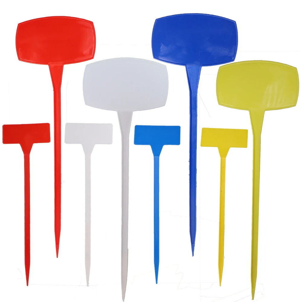 Outdoor Tall Plant Labels Large Waterproof Plastic T Garden Tags Durable Nursery Potted Stake Markers Perfect for Herbs Flowers 
Outdoor Tall Plant Labels Large Waterproof Plastic T Garden Tags Durable Nursery Potted Stake Markers Perfect for Herbs Flowers