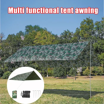 Multi-function Tent Tarp Waterproof Heavy Duty Shade Sail Sun Canopies Outdoor 118x118 Inches for Travel Camping HB88
Multi-function Tent Tarp Waterproof Heavy Duty Shade Sail Sun Canopies Outdoor 118x118 Inches for Travel Camping HB88