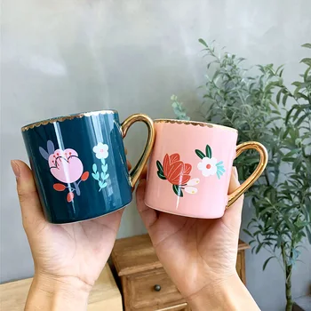 Home Breakfast Milk Gold Handle Office Coffee Ceramic
Home Breakfast Milk Gold Handle Office Coffee Ceramic