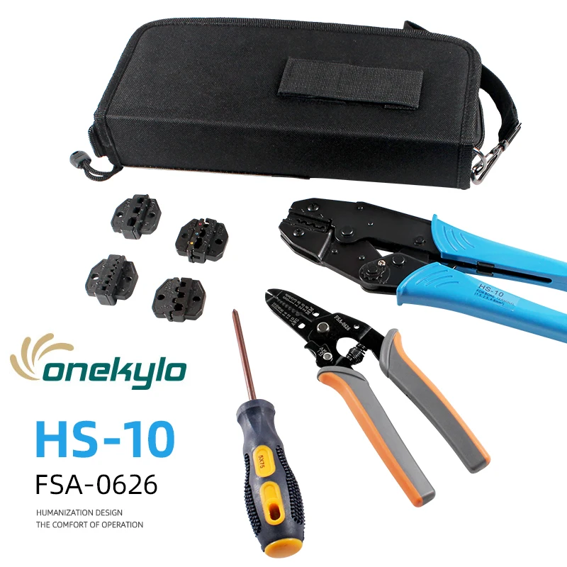 6 In 1 Multi Wire Crimper Tools Kit Engineering Ratchet Terminal Crimping Plier with Wire Stripper Screwdriver 4 Spare Terminals
6 In 1 Multi Wire Crimper Tools Kit Engineering Ratchet Terminal Crimping Plier with Wire Stripper Screwdriver 4 Spare Terminals