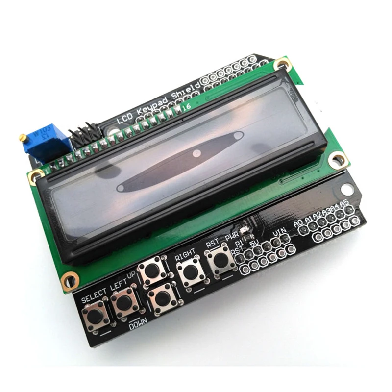 LCD Keypad Shield of the LCD1602 character input and output expansion board For arduino | Электронные компоненты и