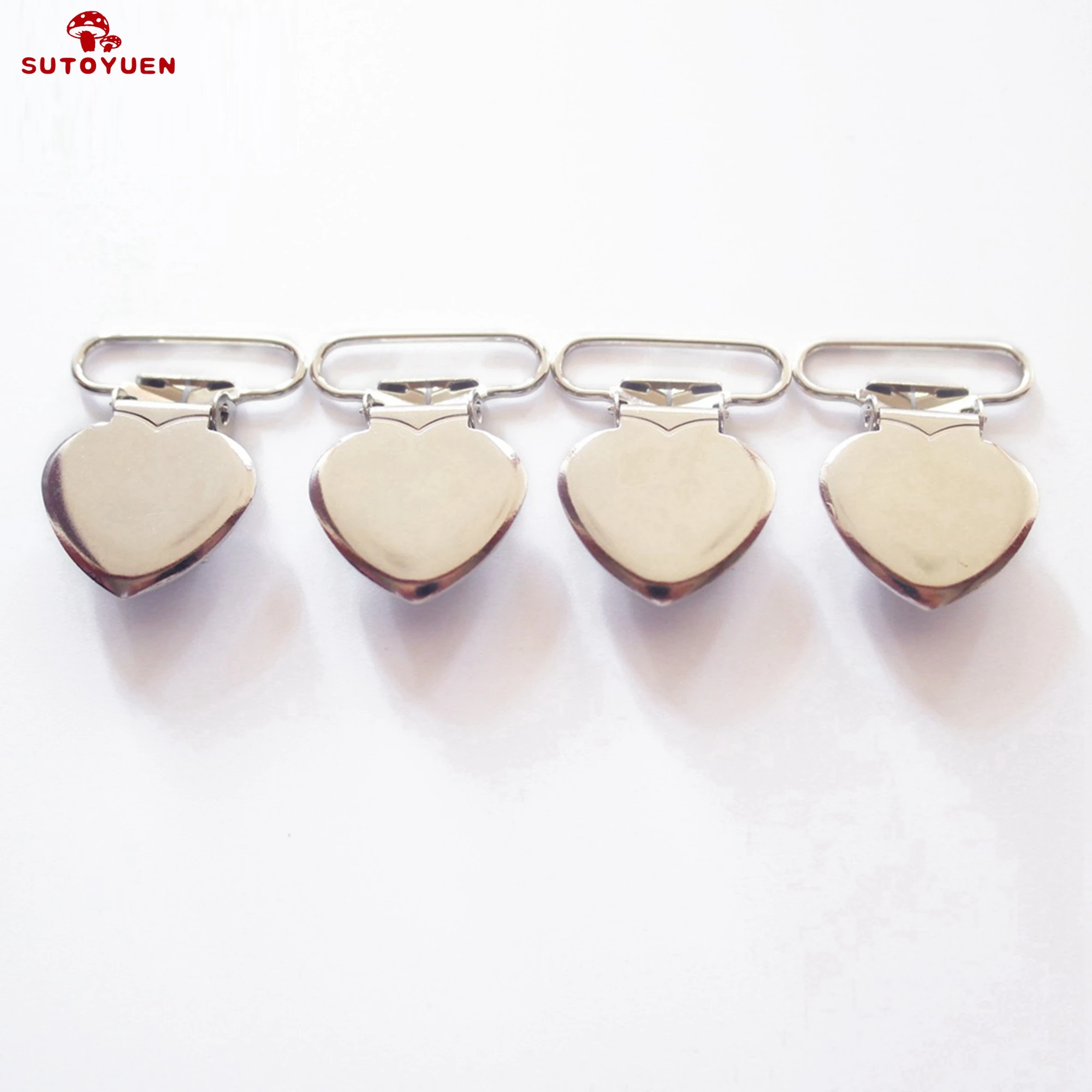 50 pcs 1'' 25mm Metal Pacifier Clip for Soothier Holder Silver Enamel Heart Baby Pacifier Suspender Clip for DIY teether
50 pcs 1'' 25mm Metal Pacifier Clip for Soothier Holder Silver Enamel Heart Baby Pacifier Suspender Clip for DIY teether