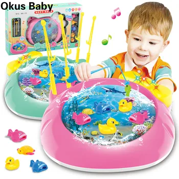 Electric Magnetic Water Fishing Platform Children's Toys Multi-function Music Puzzle Can Add Water Cartoon Fishing Plate Toy
Electric Magnetic Water Fishing Platform Children's Toys Multi-function Music Puzzle Can Add Water Cartoon Fishing Plate Toy