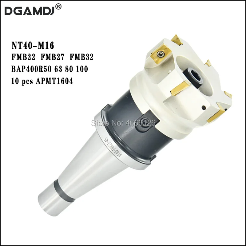 1set NT40 FMB22 FMB27 FMB32 tool holder BAP400R50 63 22 4T 80 27 100 32 6T mill cutter head 10pcs APMT1604 blade,for CNC milling
1set NT40 FMB22 FMB27 FMB32 tool holder BAP400R50 63 22 4T 80 27 100 32 6T mill cutter head 10pcs APMT1604 blade,for CNC milling