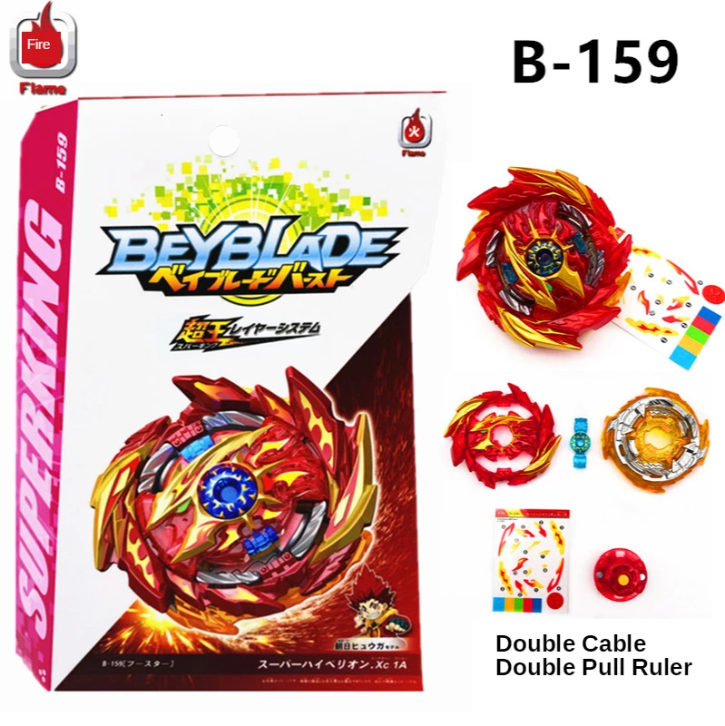 TAKARA TOMY Gyro Beyblade Burst Destroy War Spirit Fifth Generation Super King B-159 Metal Fusion Arena Toys for Children 
TAKARA TOMY Gyro Beyblade Burst Destroy War Spirit Fifth Generation Super King B-159 Metal Fusion Arena Toys for Children