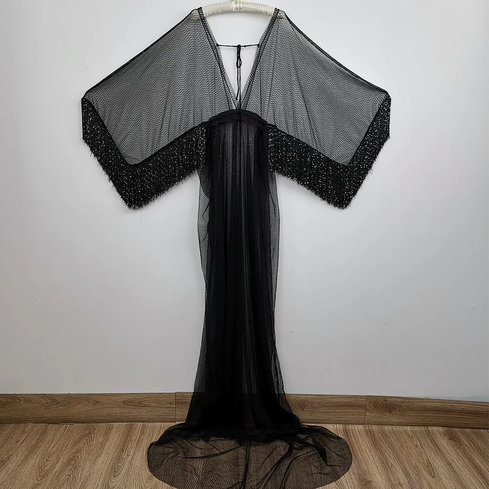 Boho Maternity Dress Black Tulle Pregnancy Photography Evening Costume Maxi Long Gown Photo Prop Soft Robe Baby Shower Gift
Boho Maternity Dress Black Tulle Pregnancy Photography Evening Costume Maxi Long Gown Photo Prop Soft Robe Baby Shower Gift