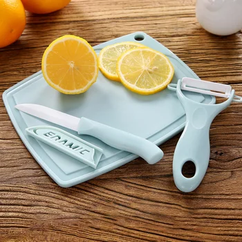 3pcs/set Kitchen Knife Cutting Board Peeling Tool Ceramic Multi-function Cut Vegetable Supplies Fruit Knife Kitchen Accessories
3pcs/set Kitchen Knife Cutting Board Peeling Tool Ceramic Multi-function Cut Vegetable Supplies Fruit Knife Kitchen Accessories