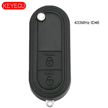 KEYECU 2 Button Flip Remote Control Car Key Fob Transmitter 433MHz ID46 Chip for MG 3
KEYECU 2 Button Flip Remote Control Car Key Fob Transmitter 433MHz ID46 Chip for MG 3