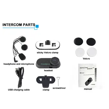 T-Com-Vb Motorcycle Wireless Headset Helmet Walkie-Talkie Intercom System Walkie-Talkie Fm Radio 800 M
T-Com-Vb Motorcycle Wireless Headset Helmet Walkie-Talkie Intercom System Walkie-Talkie Fm Radio 800 M