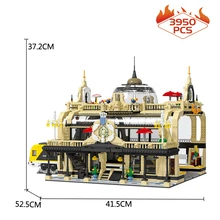 Ideas Bricks Street View Europe Train Station Modular Bricks Studgate Model Building Blocks 3950Pcs Steam Train Toys Moc Bricks 
Ideas Bricks Street View Europe Train Station Modular Bricks Studgate Model Building Blocks 3950Pcs Steam Train Toys Moc Bricks