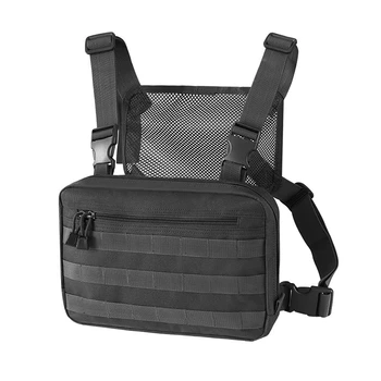 Hip Hop Streetwear Chest Bag Backpack Men Adjustable Multi-Functional Molle Tool Pouch Shoulder Bag Molle Vest Bag
Hip Hop Streetwear Chest Bag Backpack Men Adjustable Multi-Functional Molle Tool Pouch Shoulder Bag Molle Vest Bag