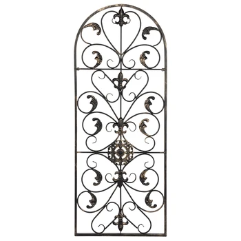 Metal Wall Decor, Decorative Victorian Style Hanging Art, Steel Decor, Rectangular Design, 41.54 x 16.61Inches
Metal Wall Decor, Decorative Victorian Style Hanging Art, Steel Decor, Rectangular Design, 41.54 x 16.61Inches