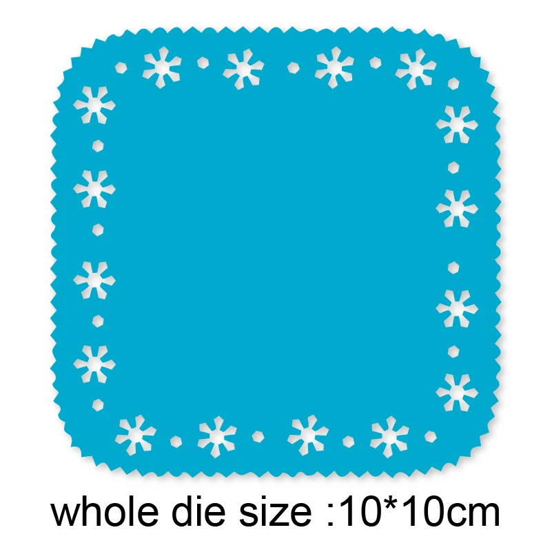 Square Border Hollow Snowflake Metal Cutting Dies for DIY Scrapbooking Album Paper Cards Decor Crafts Embossing Die Cut 2020 New
Square Border Hollow Snowflake Metal Cutting Dies for DIY Scrapbooking Album Paper Cards Decor Crafts Embossing Die Cut 2020 New