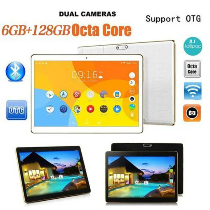 Tablet 10.1 Inch Tablets Android 8.1 Memory with 6+128GB Dual SIM Cards Phone 4G Call Wifi Tablets PC Cheap Tablets Pc
Tablet 10.1 Inch Tablets Android 8.1 Memory with 6+128GB Dual SIM Cards Phone 4G Call Wifi Tablets PC Cheap Tablets Pc