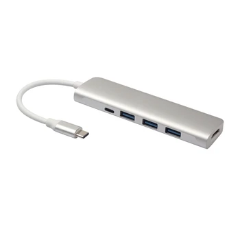 C Type To HDMI 2 Fast USB 3.0 Data Transfer Dock Hub 5 in 1 USBC HDMI Adapter 4 K Video USB C Converter
C Type To HDMI 2 Fast USB 3.0 Data Transfer Dock Hub 5 in 1 USBC HDMI Adapter 4 K Video USB C Converter
