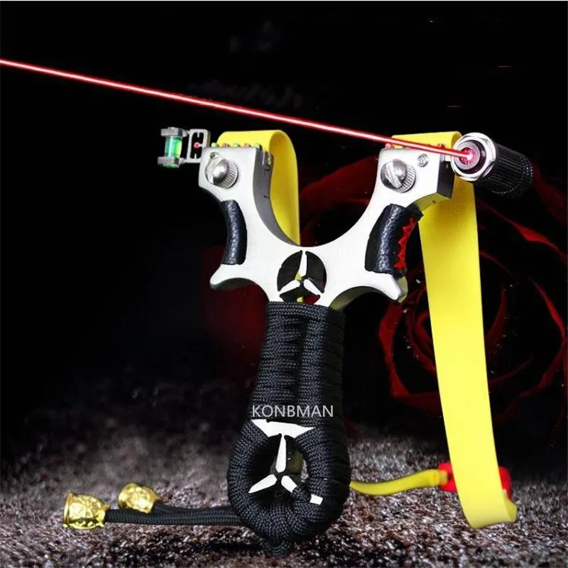 Slingshot Hunting Laser Stainless Steel Catapult High Quality Shooting Sling Shot Outdoor Sport Game with Flat Rubber Band New
Slingshot Hunting Laser Stainless Steel Catapult High Quality Shooting Sling Shot Outdoor Sport Game with Flat Rubber Band New