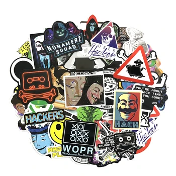 50pcs/lot Programming Geek Hacker Developer Sticker