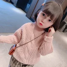 Knitting High Neck Winter Spring Warm Girls Sweater Kids Plus Velvet Toddler Teens Tops Thicken Children Pink White Long Sleeve
Knitting High Neck Winter Spring Warm Girls Sweater Kids Plus Velvet Toddler Teens Tops Thicken Children Pink White Long Sleeve