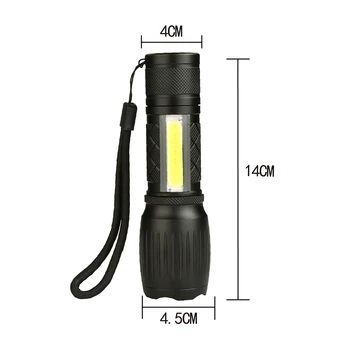 T6+COB Flashlight Torch Lamp With Magnet LED Flashlight 6 Modes Outdoor LED Flashlight Rechargeable Flashlight USB Torch
T6+COB Flashlight Torch Lamp With Magnet LED Flashlight 6 Modes Outdoor LED Flashlight Rechargeable Flashlight USB Torch