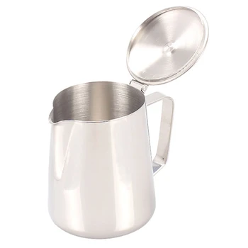 Stainless Steel Pull Flower Espresso Frothers Frothing Garland Cup Milk Jug Large Capacity Coffee Pot Used By Induction Cooker
Stainless Steel Pull Flower Espresso Frothers Frothing Garland Cup Milk Jug Large Capacity Coffee Pot Used By Induction Cooker