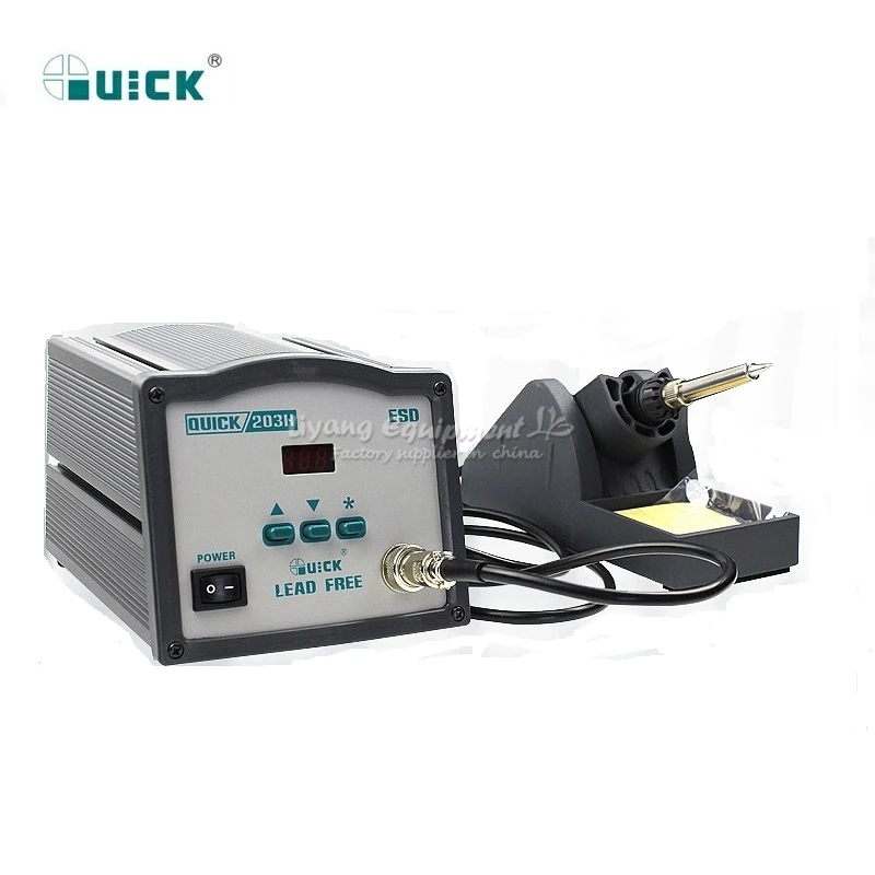 90W Quick 203H Intelligent High Frequency BGA Rework Electric Soldering Iron Station
90W Quick 203H Intelligent High Frequency BGA Rework Electric Soldering Iron Station