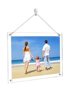 Acrylic Picture Frame Wall Mount Double Sided Frameless Photo Frame Holder Desktop Display for Home Office
Acrylic Picture Frame Wall Mount Double Sided Frameless Photo Frame Holder Desktop Display for Home Office