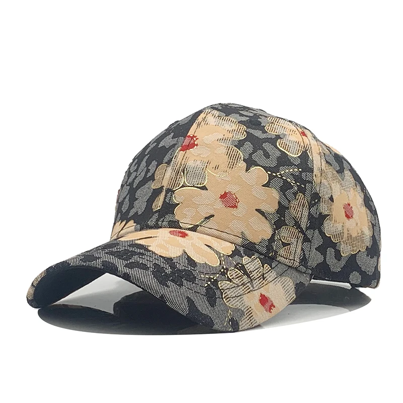 

Women's Hat Cotton Fashion Print Baseball Cap Snapback Bone Beautiful Girl Peaked Cap Brand Visor Hip Hop Cap