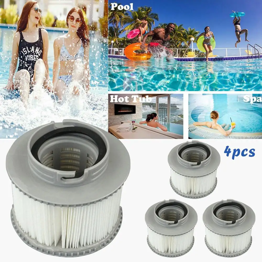 4pcs For MSPA Inflatable Hot Tub Spa Bath Water Filter Cartridge Pump Replacement Kit Only for m-spa inflatable spa T#
4pcs For MSPA Inflatable Hot Tub Spa Bath Water Filter Cartridge Pump Replacement Kit Only for m-spa inflatable spa T#