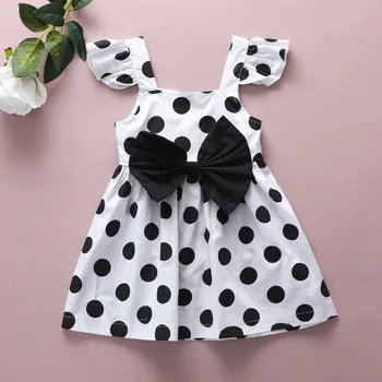 (0-24M) Infant girl sleeveless flying sleeve wave point dress big bow princess dress summer fashion dot dot princess dress S4
(0-24M) Infant girl sleeveless flying sleeve wave point dress big bow princess dress summer fashion dot dot princess dress S4