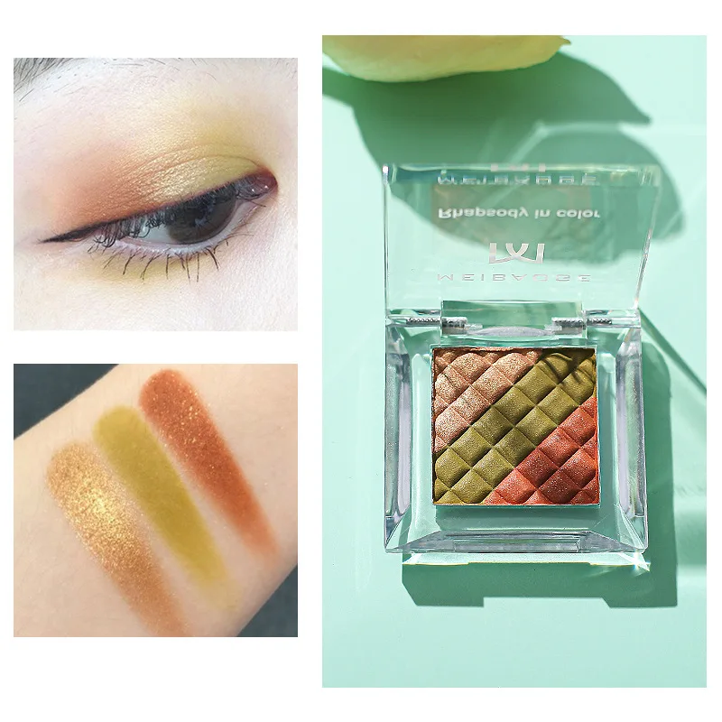 6 Styles Gradient Eyeshadow Palette 3 Colors High-pigmented Long-lasting Eyeshadow Powder Smooth Easy To Apply Eye Makeup TSLM1
6 Styles Gradient Eyeshadow Palette 3 Colors High-pigmented Long-lasting Eyeshadow Powder Smooth Easy To Apply Eye Makeup TSLM1