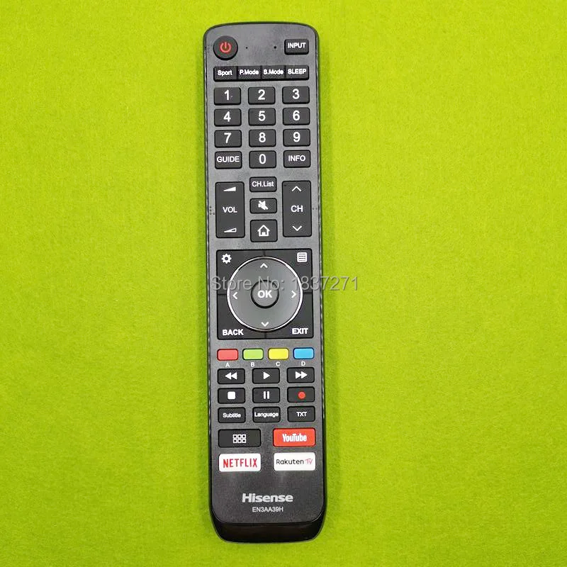 Original Remote Control EN3AA39H for Hisense H50N5900 H55NU8700 H55U7A H65U7A H50U7A uhd 4k tv
Original Remote Control EN3AA39H for Hisense H50N5900 H55NU8700 H55U7A H65U7A H50U7A uhd 4k tv