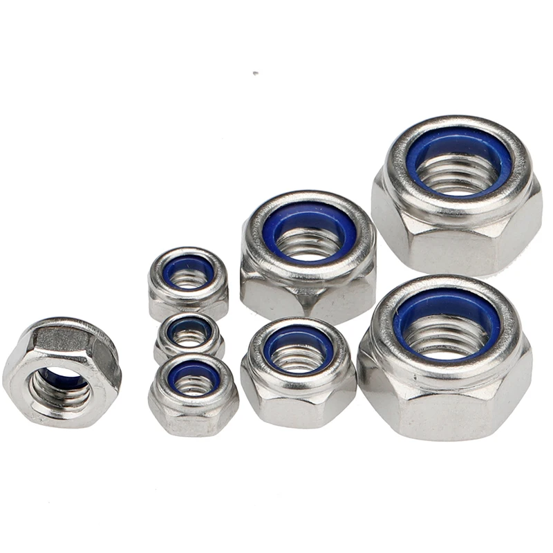 10pcs external hexagon stainless steel nuts hex nylon insert M2/M2.5/M3/M4/M5/M6/M8/M10/M12/M14/M16/M18/M20/M22/M24/M27/M30
10pcs external hexagon stainless steel nuts hex nylon insert M2/M2.5/M3/M4/M5/M6/M8/M10/M12/M14/M16/M18/M20/M22/M24/M27/M30