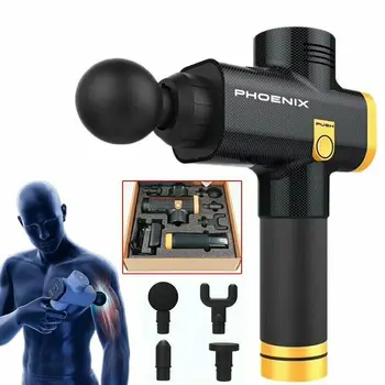 Phoenix-A2 Muscle Massage Gun Percussion Massager Muscle Vibrating Relaxing Muscle Pain Relief Therapy Recovery with EVA Box
Phoenix-A2 Muscle Massage Gun Percussion Massager Muscle Vibrating Relaxing Muscle Pain Relief Therapy Recovery with EVA Box