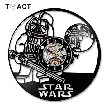 Star Wars Art Vinyl Record Wall Clock Vintage CD Luminous Clock Creative Home Decor Silent Hanging LED Wall Clocks Night Lights
Star Wars Art Vinyl Record Wall Clock Vintage CD Luminous Clock Creative Home Decor Silent Hanging LED Wall Clocks Night Lights
