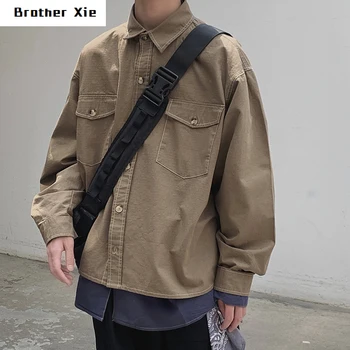 Autumn New Tooling Jacket Men Fashion Solid Color Casual Thin Jacket Man Streetwear Hip Hop Loose Bomber Jacket Male Clothes
Autumn New Tooling Jacket Men Fashion Solid Color Casual Thin Jacket Man Streetwear Hip Hop Loose Bomber Jacket Male Clothes