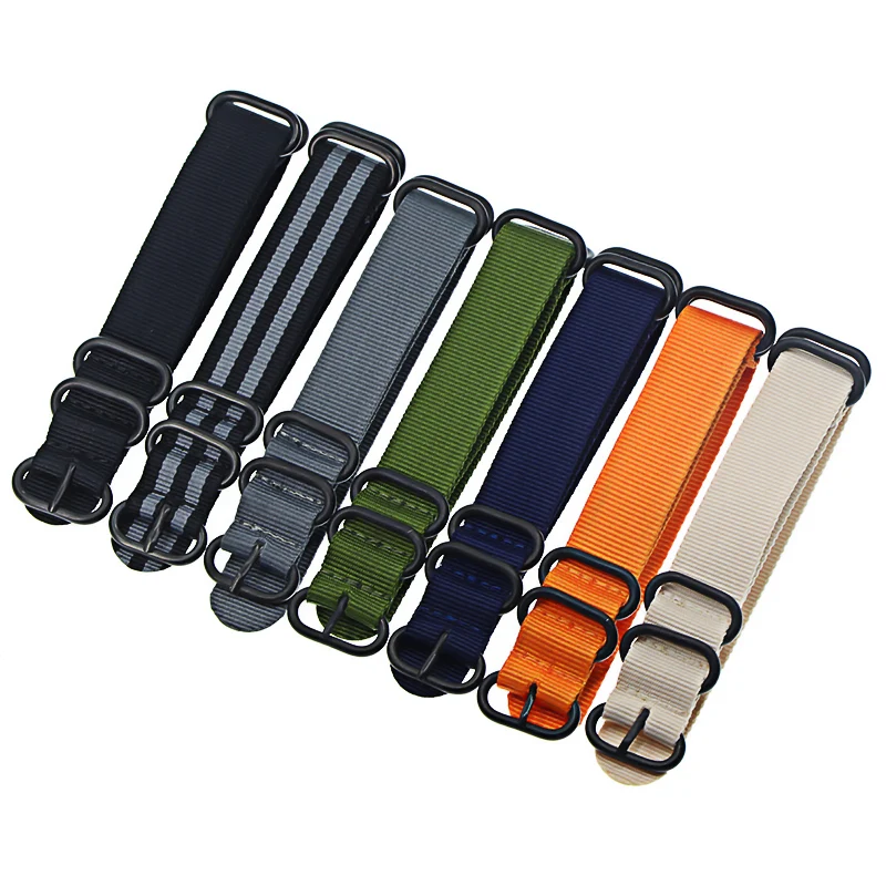 Wholesale Heavy Duty Nylon Watchband NATO ZULU Strap 18mm 20mm 22mm 24mm Striped Rainbow Canvas Replacement Watch Band 
Wholesale Heavy Duty Nylon Watchband NATO ZULU Strap 18mm 20mm 22mm 24mm Striped Rainbow Canvas Replacement Watch Band