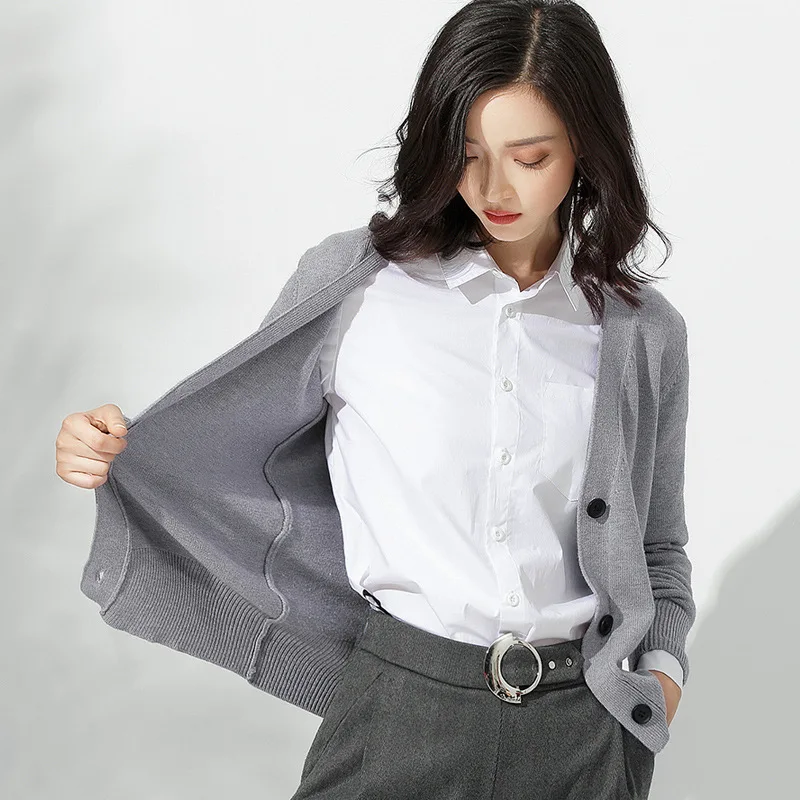 Knitted Cardigan Sweater Women 2019 Spring Button Simple Solid Straight Bottom Clothing Sweater Fashion Cardigan for Female
Knitted Cardigan Sweater Women 2019 Spring Button Simple Solid Straight Bottom Clothing Sweater Fashion Cardigan for Female