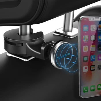 

Voulttom Magnetic Phone holder in car Headrest with hook Car Backseat Hanger magnet mount for ipad phone tablet