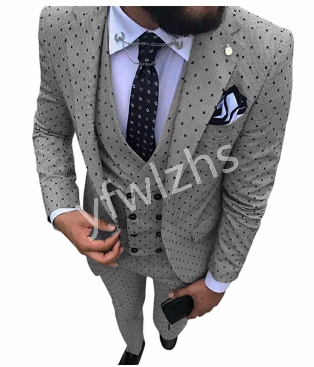 New Arrival One Button Groomsmen Peak Lapel Groom Tuxedos Men Suits Wedding/Prom Best Blazer ( Jacket+Pants+Vest+Tie) C23
New Arrival One Button Groomsmen Peak Lapel Groom Tuxedos Men Suits Wedding/Prom Best Blazer ( Jacket+Pants+Vest+Tie) C23