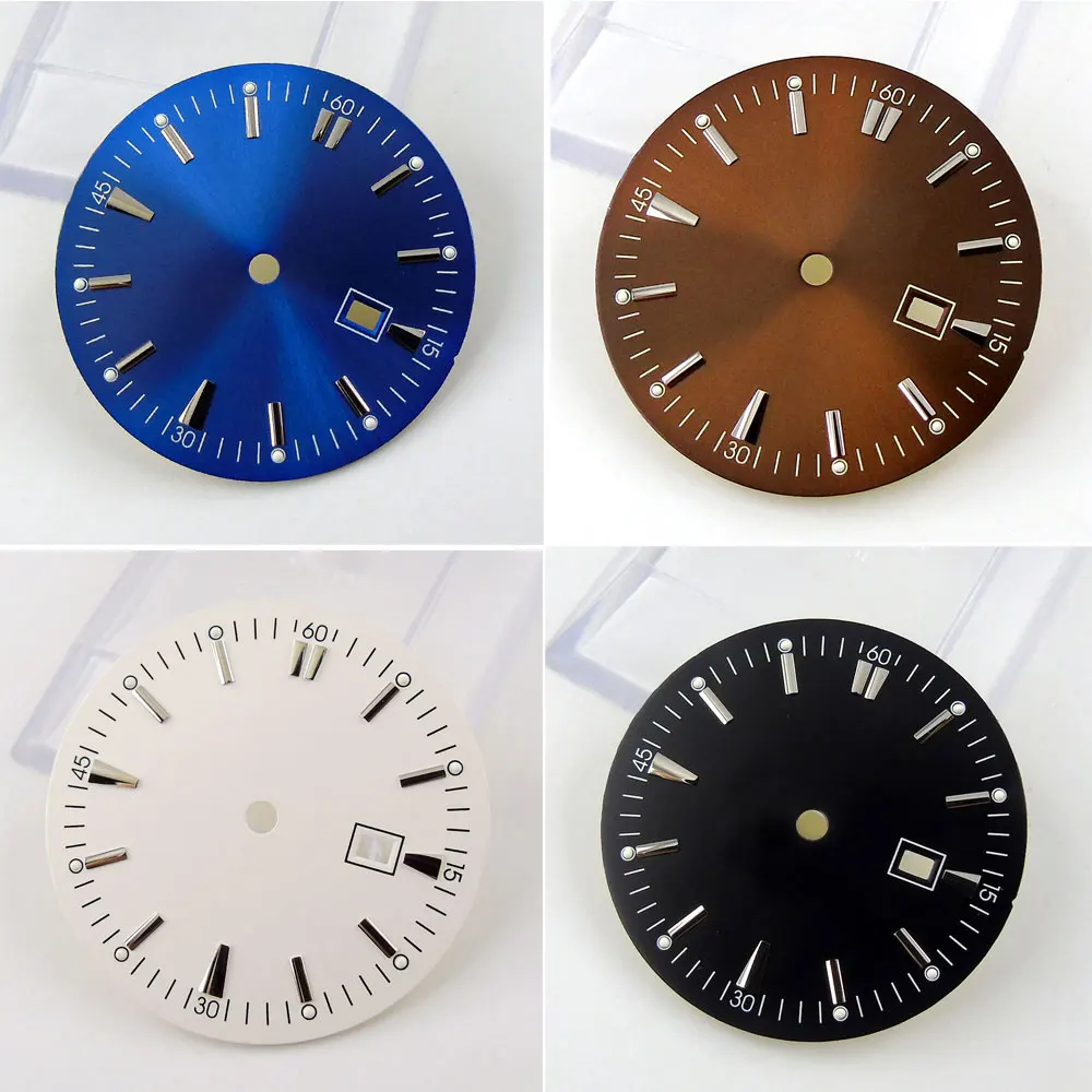 35mm Sterile Watch Dial For Miyota 8215 821A 8205 Mingzhu 2813 4813 Movement Blue/Brown/Black/White Silver/Rose Gold Marks Date
35mm Sterile Watch Dial For Miyota 8215 821A 8205 Mingzhu 2813 4813 Movement Blue/Brown/Black/White Silver/Rose Gold Marks Date