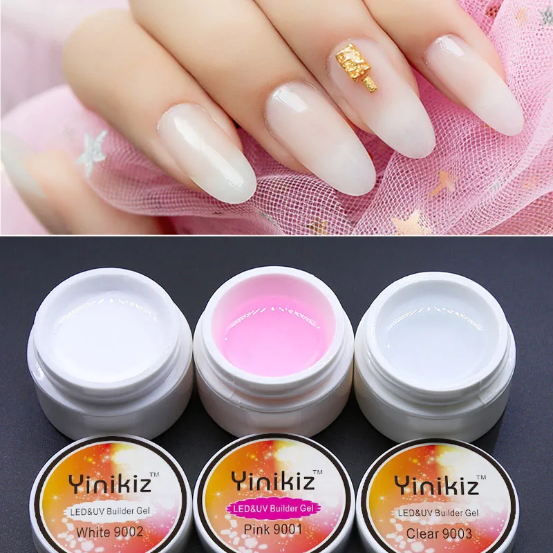 Yinikiz Nail Manicure Soak Off Transparent False Nail UV LED Builder Gel Extend 3 Color Pink White Clear Gel Permanent
Yinikiz Nail Manicure Soak Off Transparent False Nail UV LED Builder Gel Extend 3 Color Pink White Clear Gel Permanent