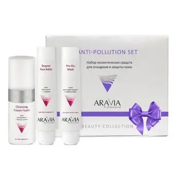 Aravia professional set for cleansing and protecting the skin anti-pollution set
Aravia professional set for cleansing and protecting the skin anti-pollution set
