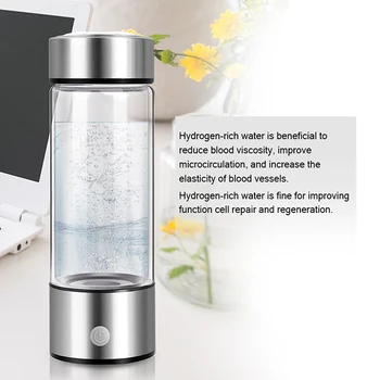 400ML Hydrogen-Rich Water Cup Ionizer Maker/Generator Super Antioxidants ORP Hydrogen Bottle Rechargeable Hydrogen Bottle
400ML Hydrogen-Rich Water Cup Ionizer Maker/Generator Super Antioxidants ORP Hydrogen Bottle Rechargeable Hydrogen Bottle